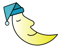 sleeping moon