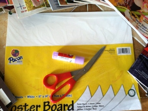 poster-board-scissors-glue