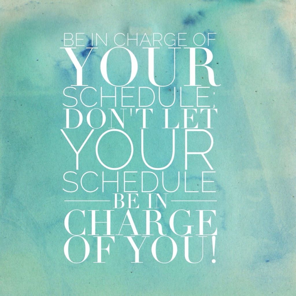 Be in charge