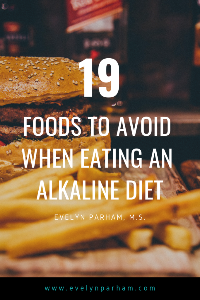 foods to avoid alkaline diet